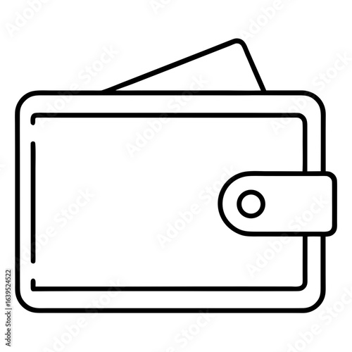 ewallet icon line art
