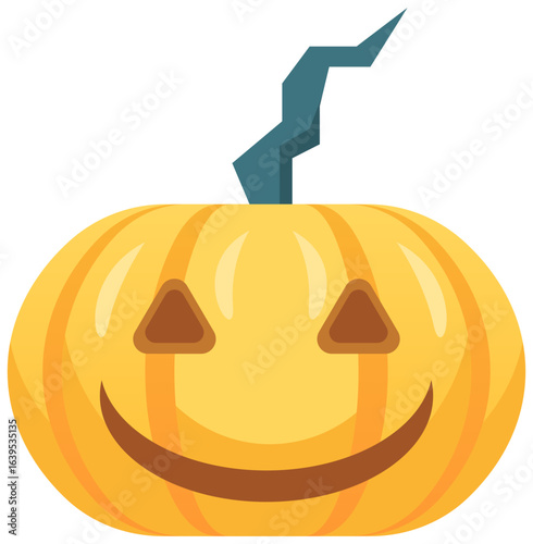 halloween jack o lantern pumpkin icon