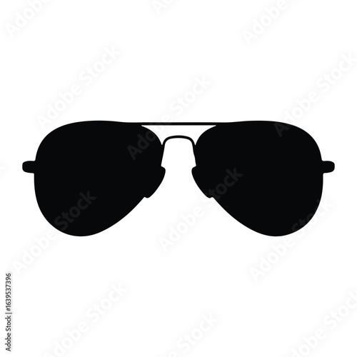 Black aviator sunglasses eyewear accessory