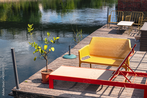 Beautiful Sun Deck At The River