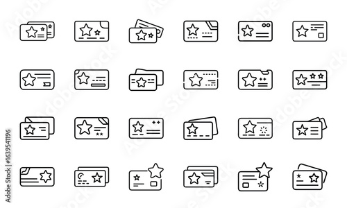 24 E-Commerce and Online Shopping Line Icons Cart, Payment, Delivery, Discount, Customer Service, Order Tracking, Return, and Loyalty Program Vector Icon Set
