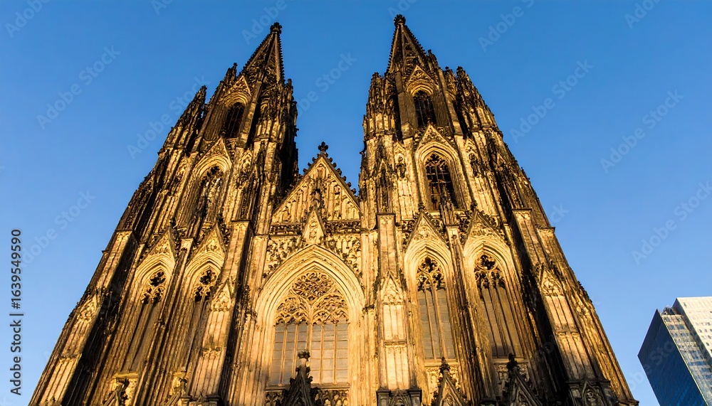 Fototapeta premium Majestic cathedral facade