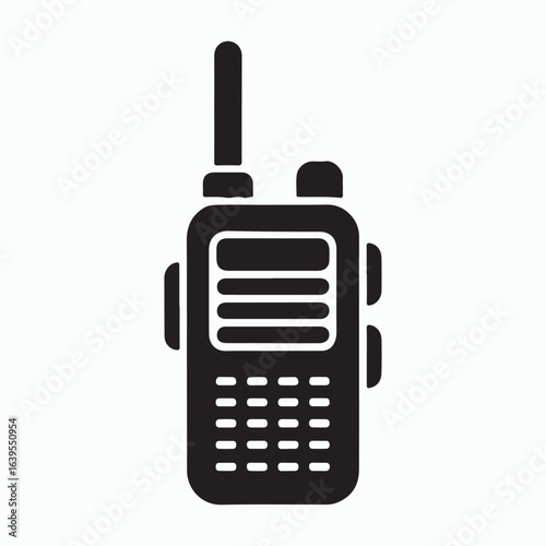 Simple Vector Illustration of a Portable Two-Way Radio icon

