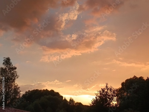 Nature, village, harvest, agriculture, sunset, sunrise, sky, landscape, flora, plants, road, summer, summer vacation, weekend, river, nature