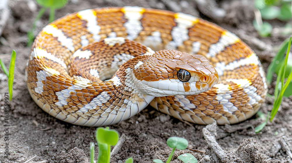 Fototapeta premium snake in the grass