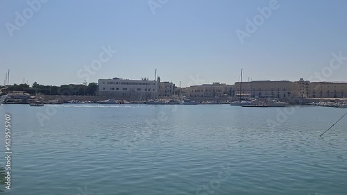 Close up photo of Bari city. Italy, 10 of August. 2025