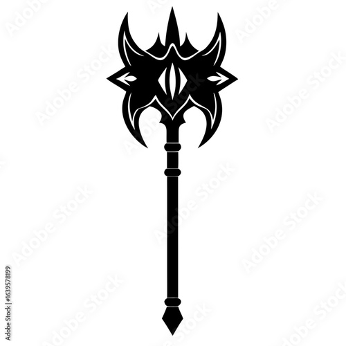 vector illustration of a set of silhouettes