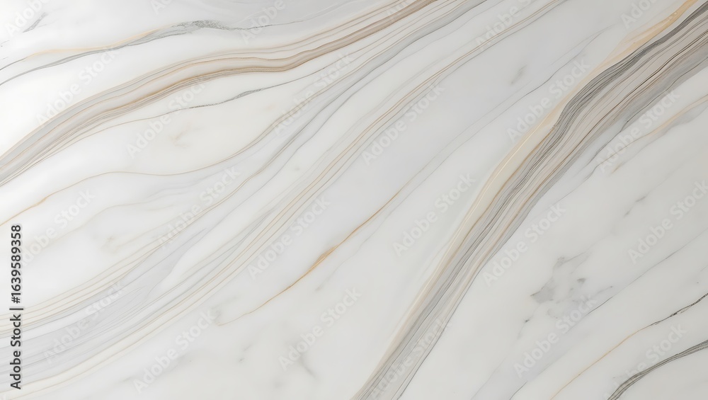Obraz premium White Marble Texture with Elegant Veins for Luxury Design