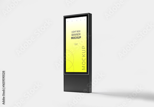 Light Box Banner Mockup