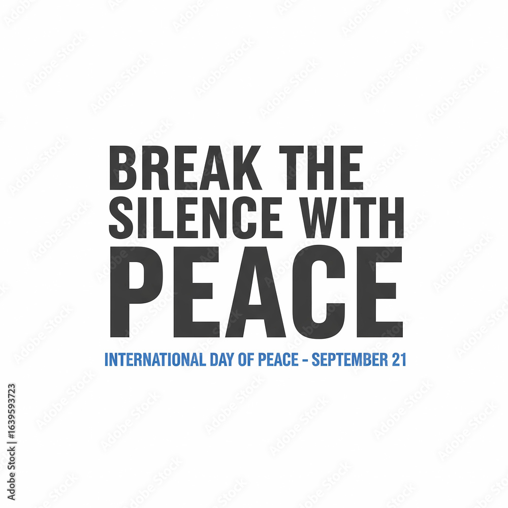 Obraz premium International day of peace . International peace day design, photo, illustrator