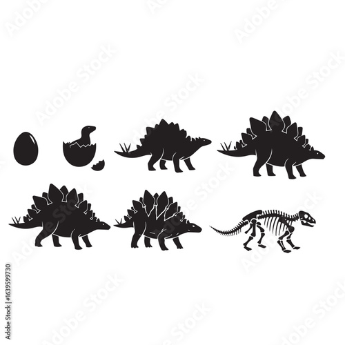 Stegosaurus silhouette