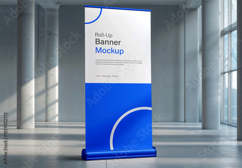 Roll-Up Banner Mockup Template