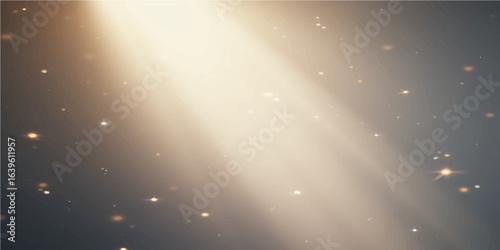 Abstract blue background with glowing stars bright light rays and cosmic night sky design