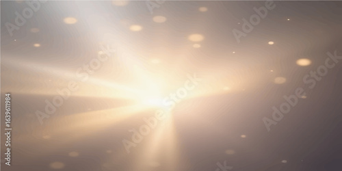 Abstract light burst background with bright blue sky rays and sunny sunlight flare design