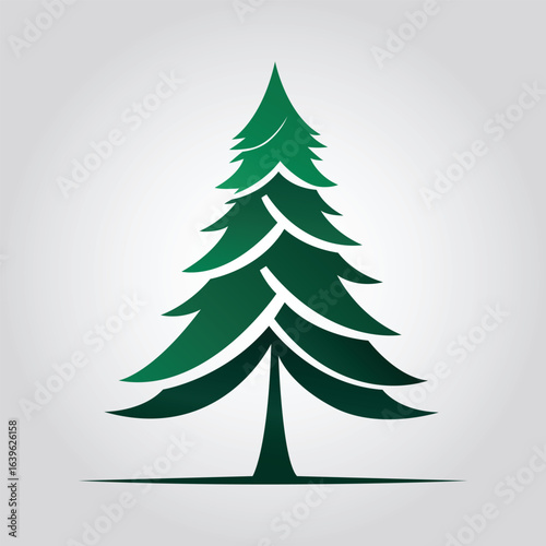 Best Christmas Tree vector design Ornament icon.eps