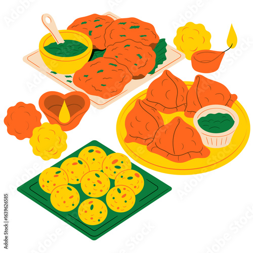 Simple graphic icon of a meal in a bowl with a fork, representing healthy eating, diet, and nutrition concepts. A minimalist illustration for food-related designs.