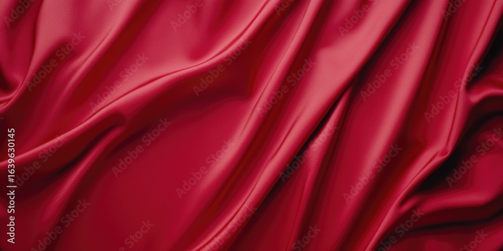 Obraz premium Red Fabric Background