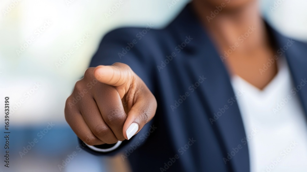 Fototapeta premium Pointing Finger