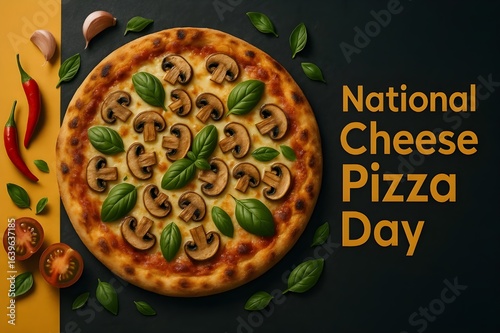 Golden Melted Cheese Pizza Celebration Delight