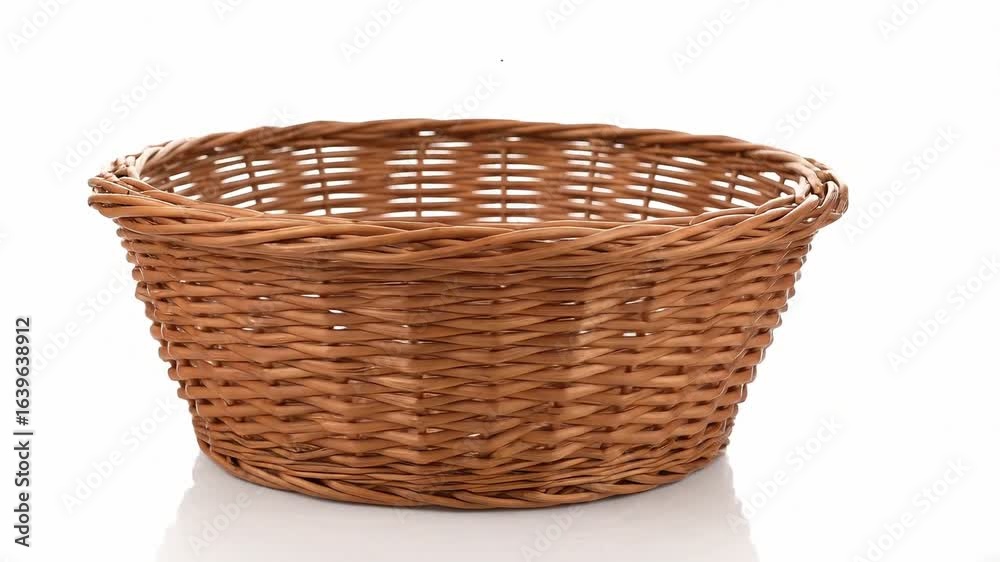 Wicker basket brown hue woven texture Wicker basket brown hue woven texture