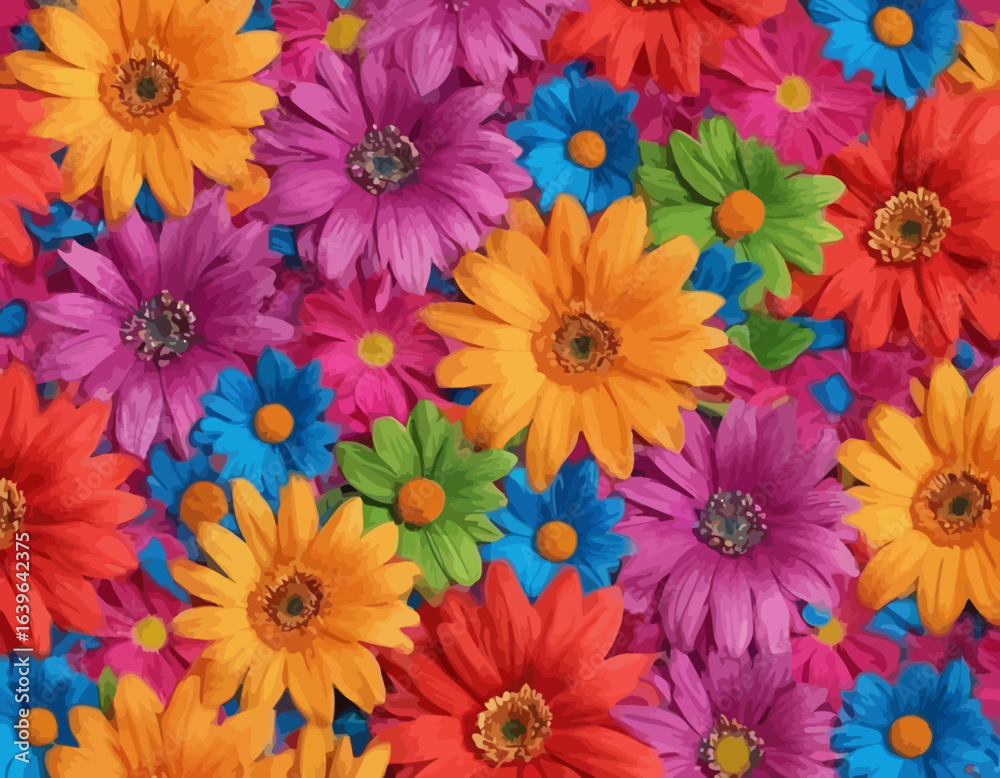 Fototapeta premium Beautiful Colorful textile design Vector, eye catching design 