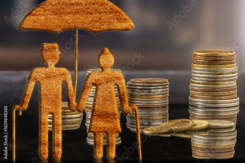 Colombian money Retirement prospects in Colombia,pension retirement concept