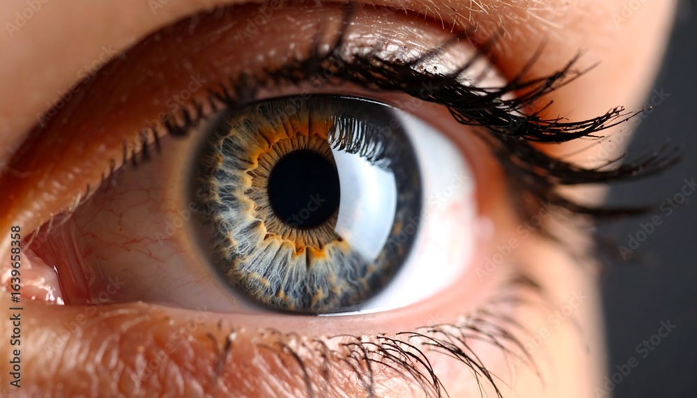 Fototapeta premium Closeup human eye detail
