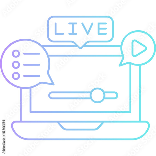 Gradient Live Update Icon