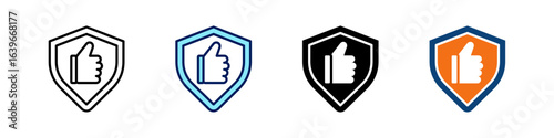Service Reliability All In One Icon Multi Styles Vector Set