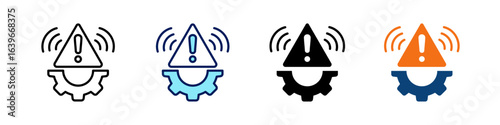 Crisis Management All In One Icon Multi Styles Vector Set