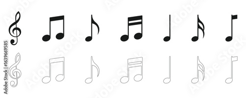 Music Notes Icon Pack