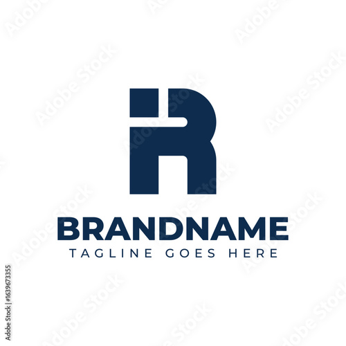 Letters IR Monogram Logo Set, suitable for any brand with RI or IR initials