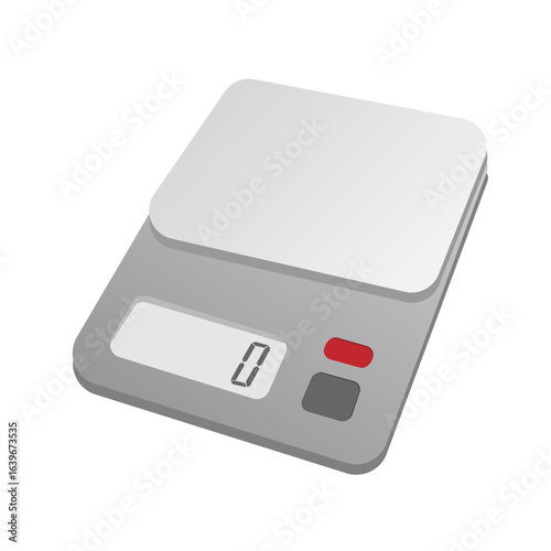 digital scale vector for weighing small and few items