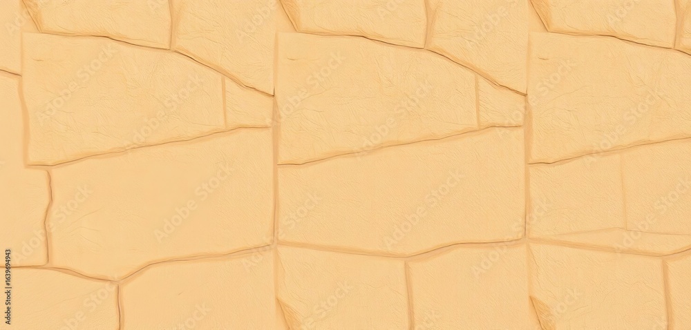 Obraz premium Abstract warm beige rock wall texture A naturally textured stone background with subtle color variations, building, texture