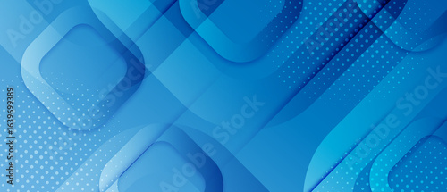 abstract blue graphic design banner pattern background template