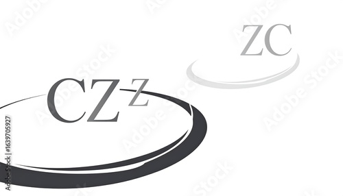 Abstract gray and white design