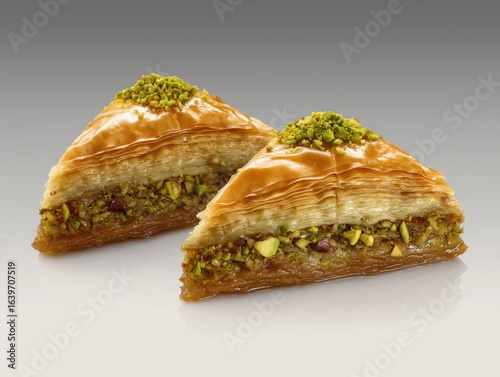 Middle Eastern Baklava Pastry Professional Style