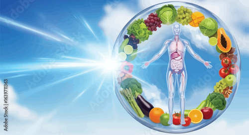 Healthy eating for immune system boosting and body protection