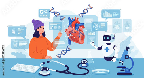 Innovative cardiovascular research conducted through human robot collaboration
