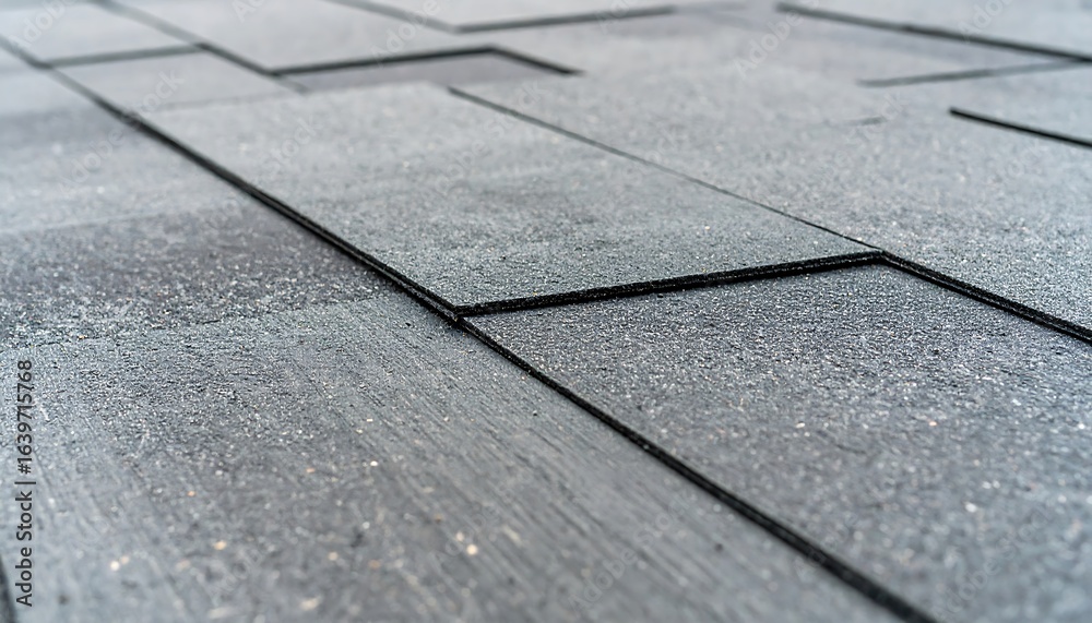 Fototapeta premium Gray roofing tiles texture closeup