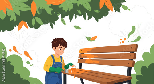 Restoring nature's harmony: A child's heartwarming gesture in the park