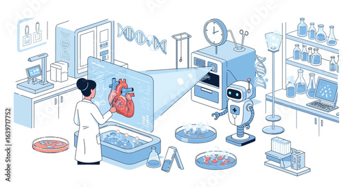 Humanity's future: Scientists and robotics driving medical innovation research