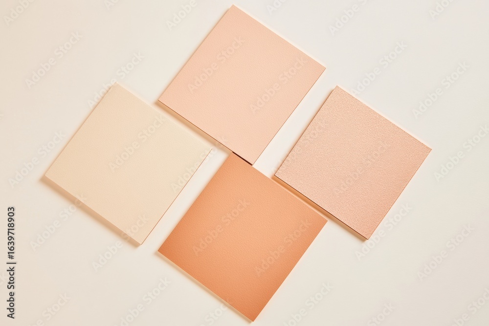 Square-shaped Objects in Diagonal Pattern made of Light Colored Material Beige and brown A4 papers as Square-shaped Objects in Diagonal Pattern made of Light Colored Material Beige and brown A4 papers as