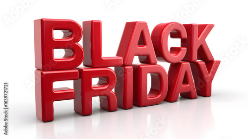 Black Friday 3D Text