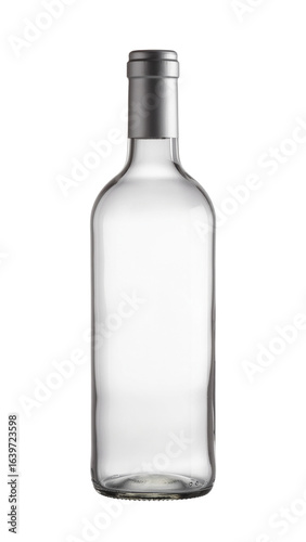 Wallpaper Mural Elegant Empty Glass Bottle: Perfect for Mockups & Branding Torontodigital.ca