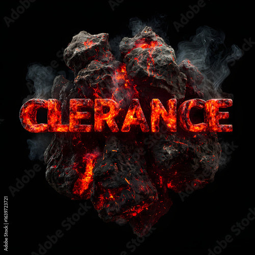 CLEARANCE Sale Lava Text