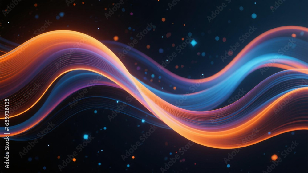 Obraz premium abstract glowing background