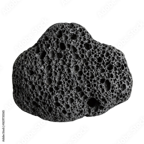 Foto Volcanic lava rock or pumice stone with a porous texture