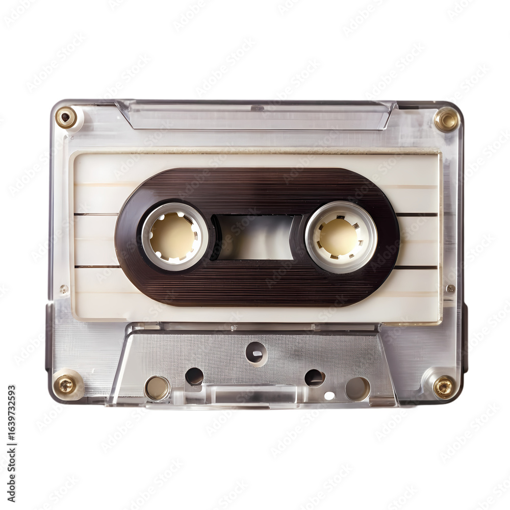 Naklejka premium Retro Cassette Tape A Relic of Analog Sound