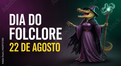 Ilustração vetorial de Cuca - Folclore Brasileiro